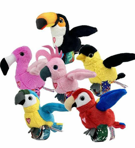 Famosa Happy Yappers plush toy, soft stuffed animal with colorful details, designed for children to cuddle and play.
