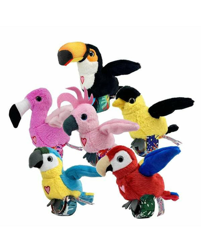 Famosa Happy Yappers plush toy, soft stuffed animal with colorful details, designed for children to cuddle and play.