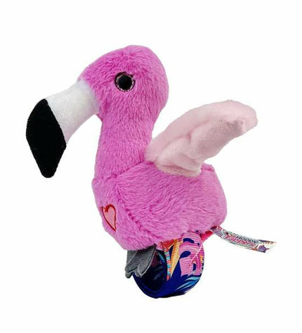 Famosa Happy Yappers plush toy, soft stuffed animal with colorful fur, perfect for children to cuddle and play.