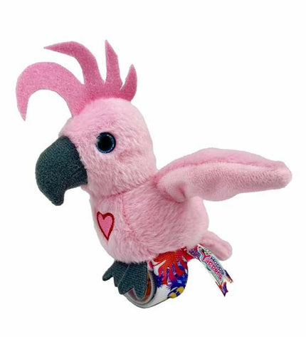 Soft plush toy from Famosa Happy Yappers collection, featuring colorful, cuddly dog character suitable for children.
