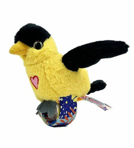Soft plush toy from Famosa Happy Yappers collection featuring a colorful, cuddly dog plush for children.