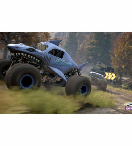 Milestone Monster Jam Showdown Switch video game for Nintendo Switch console, Day One Edition, electronic plug-and-play game.
