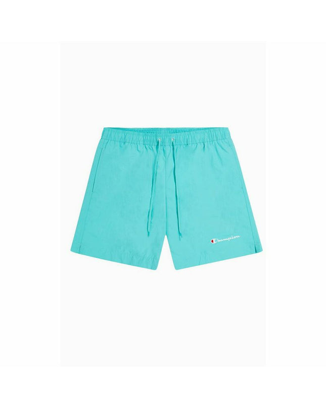 Champion water men's swimming trunks with sporty design for outdoor watersport activities.