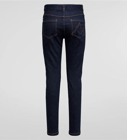 La Sportiva Eldo outdoor sport pants for climbing and outdoor activities, shown in navy with elastic waistband and reinforced fabric.