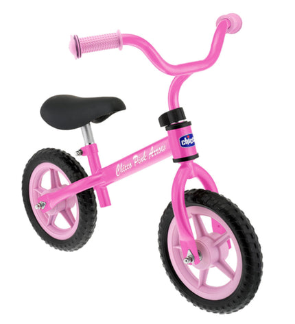 Chicco Kinderfiets speelgoed, children's bicycle with blue frame and training wheels, for outdoor play and active fun.