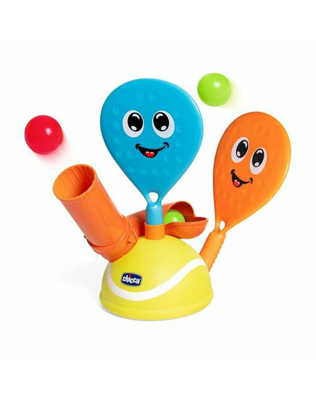 Chicco Padel agility game toy with colorful paddles and balls for active play and coordination development.