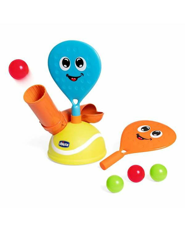 Chicco Behendigheidsspel Padel toy with colorful paddles and balls, designed for fun and skill development in children's games.