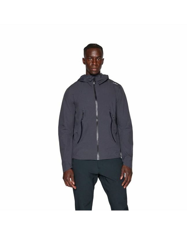 Dark gray men's sport jacket by Campagnolo, designed for outdoor activities and sporty outdoor wear.