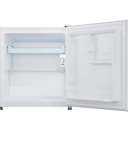 Candy Mini-koelkast CHASD4351EWC in wit with 42L capacity, compact household fridge for kitchen or office use.