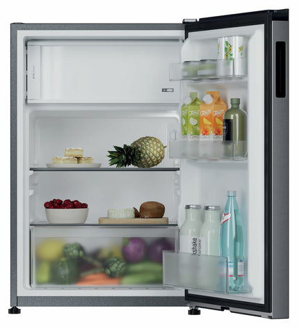 Candy Mini-koelkast CNOQ2S58EX in wit, compact 114L fridge with sleek white finish, ideal for kitchen or home use.