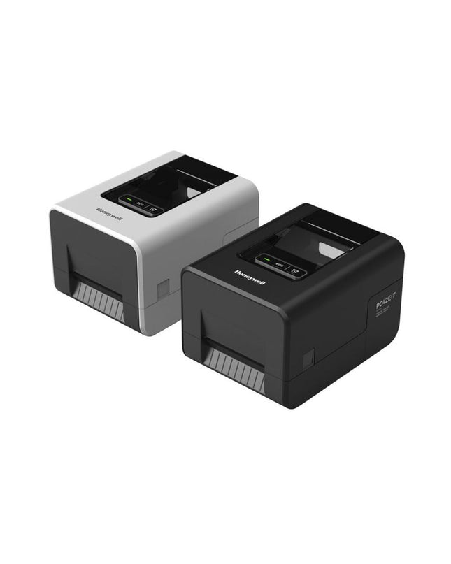 Honeywell PC42E-TB02200 black printing calculator, office electronics and stationery with digital display and keypad.