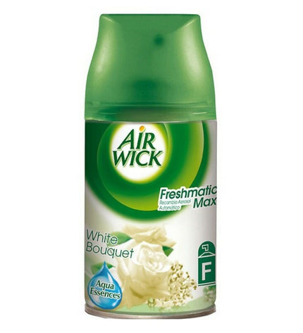 Air Wick air freshener refill in a 250 ml bottle, suitable for home and kitchen decor, with a clean, fresh scent.