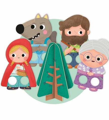 Diset Kinderpuzzel Roodkapje XXL with 30 pieces, colorful puzzle featuring Little Red Riding Hood for children’s play and learning.
