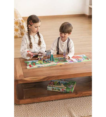 Diset Kinderpuzzel Roodkapje XXL puzzle with 30 pieces, colorful toy for children featuring Little Red Riding Hood theme.