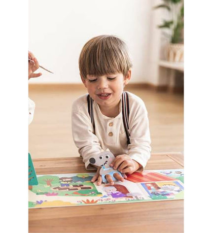 Diset Kinderpuzzel Roodkapje with 30 pieces, a colorful toy puzzle featuring Little Red Riding Hood, for children’s play and learning.