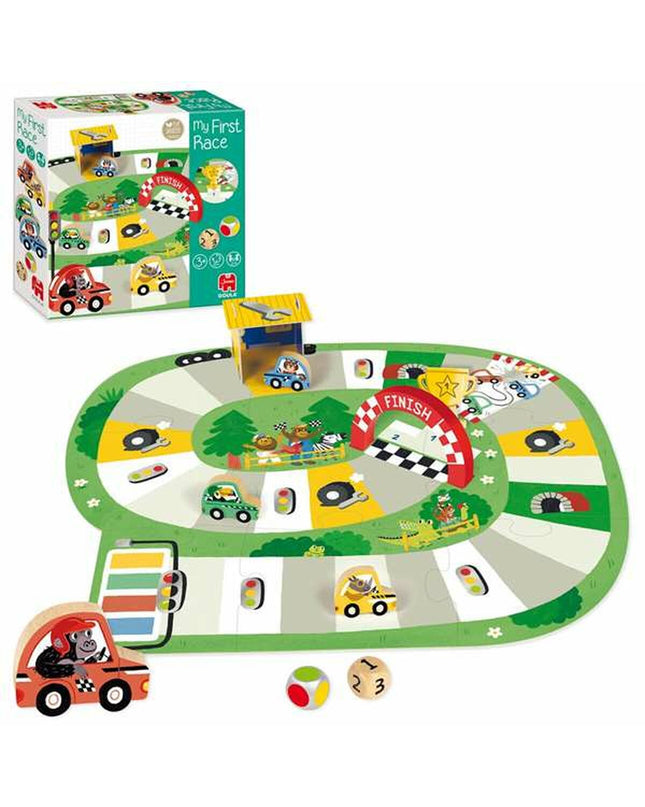 Diset My First Race board game for children, colorful game pieces and race track, suitable for kids' toys and games collection.