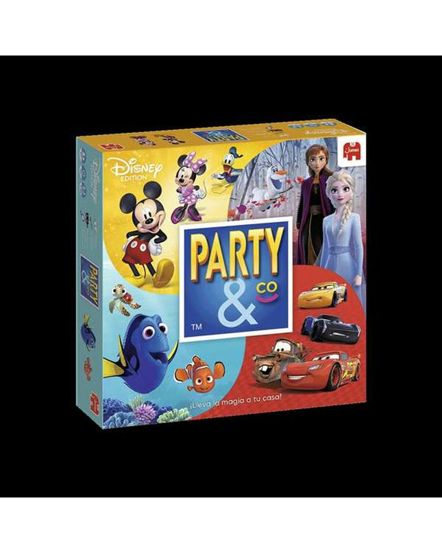 Diset Party & Co Disney board game with colorful game pieces and Disney-themed design for fun family gameplay.