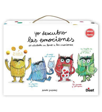 Diset Yo Descubro Las Emociones educational toy for children with 168 pieces, featuring colorful game components for learning emotions.