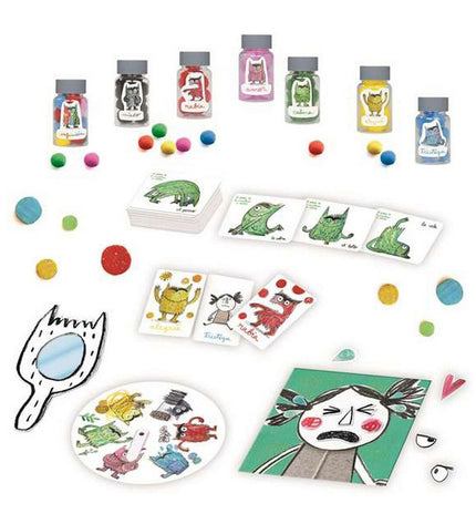 Diset Yo descubro las emociones educational toy for children with colorful components and game pieces for learning emotions.