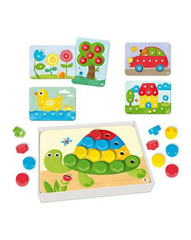 Goula educatief baby speelgoed with colorful blocks and engaging shapes for young children to explore and develop skills.