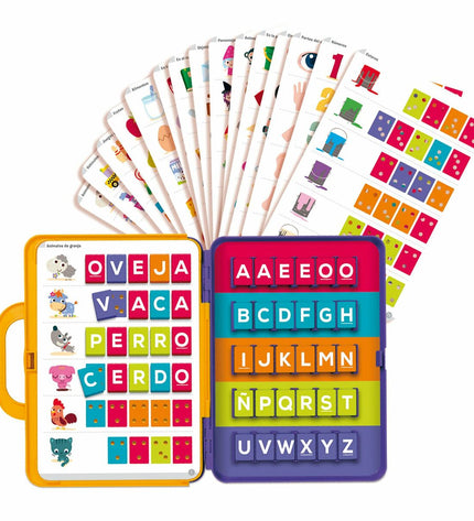 Diset Yo aprendo a leer educational game for children, featuring colorful learning materials and interactive play elements.