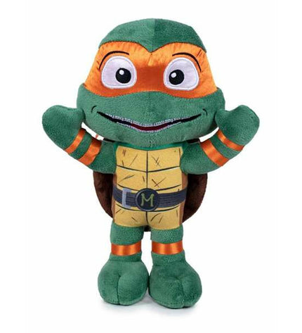 Soft Teenage Mutant Ninja Turtles plush toy, featuring the iconic cartoon characters from the Teenage Mutant Ninja Turtles brand.