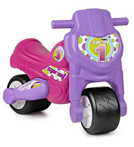 Purple Feber Sprint Feber tricycle for children, featuring a sturdy frame and adjustable seat for outdoor play.