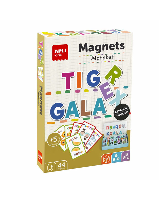 Multicolour Apli magnetic game toy with playful design, perfect for fun and creative gift-giving, by Apli.