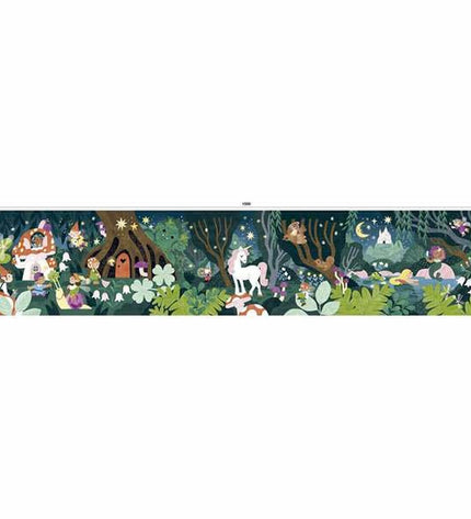 Apli Glow In The Dark Puzzle with 200 pieces, featuring colorful sections and glow-in-the-dark elements for playful brain teasers.
