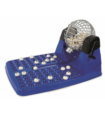 Chicos Automatische Bingo Chicos Deluxe toy game with 72 bingo cards, 30x42x23 cm, colorful and ready for fun.