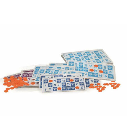 Chicos Automatische Bingo Chicos Deluxe speelgoed game with 72 cards, 30x42x23 cm, colorful bingo game for kids