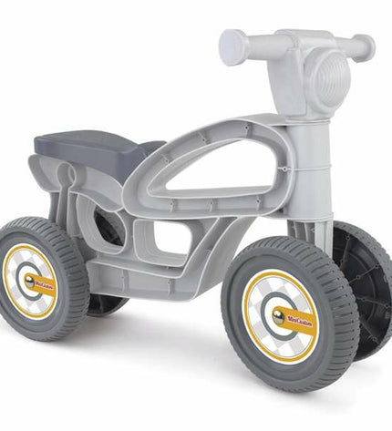 Chicos Mini Custom gray three-wheeled toy bike for children, measuring 54x22x38 cm, suitable for outdoor play and sports.