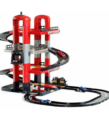 Moltó Racebaan Moltó Parking toy race track with cars, 60.5 x 71 cm, for children’s play and vehicle fun