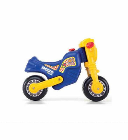 Moltó Cross Classic 63 cm children's tricycle with black frame and red accents, suitable for outdoor play and sports.