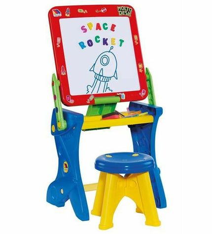 Moltó magnetic board with marker and accessories, used for creative activities and interactive play, ideal for children.