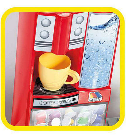 Moltó toy kitchen set with stove, sink, and countertop in 102x114x34 cm size, perfect for imaginative play.