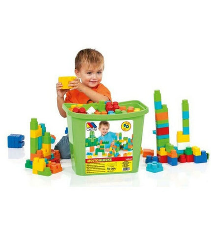 Colorful Moltó building block toy with 90 pieces, designed for creative play and construction fun.