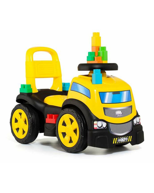 Moltó Driewieler trucks and blocks toy set, 89 cm, perfect for outdoor play and sports activities for children.