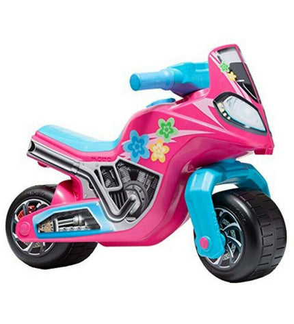 Moltó Driewieler Moto Cross Race toy bike with 64 cm length, colorful plastic ride-on vehicle for kids outdoor play