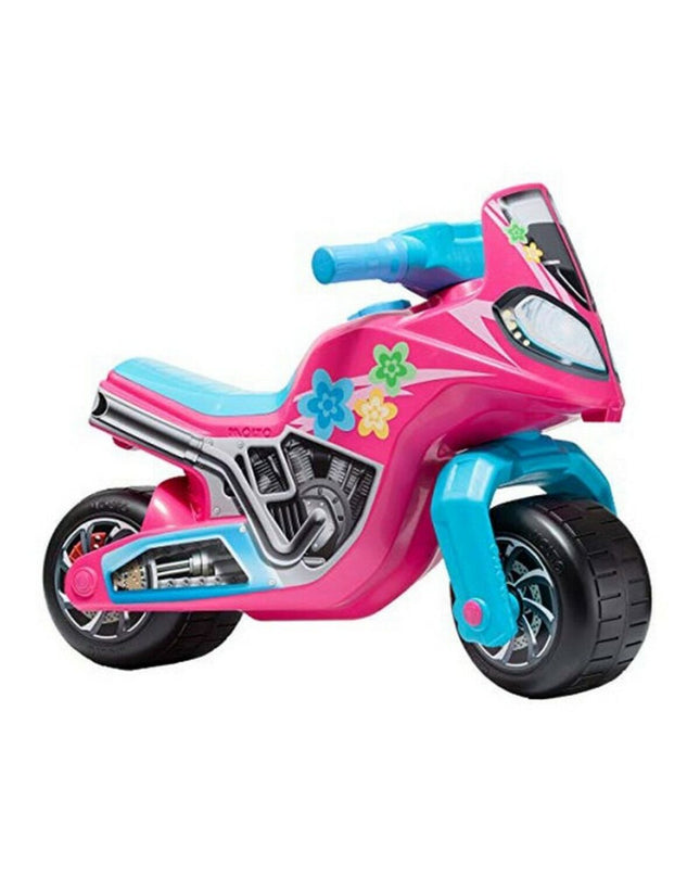 Moltó Driewieler Moto Cross Race toy bike with 64 cm length, colorful plastic ride-on vehicle for kids outdoor play