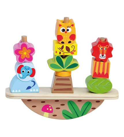 Colorful Moltó Baby Activity Stacker toy with stacking rings and a smiling face for young children to play and learn.