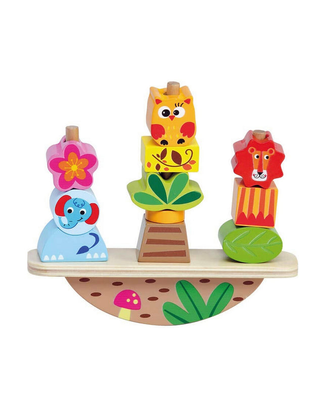 Colorful Moltó Baby Activity Stacker toy with stacking rings and a smiling face for young children to play and learn.
