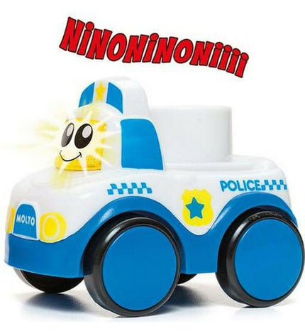 Moltó Auto met Licht en Geluid speelgoedvoertuig for kids, featuring colorful design and working lights and sound effects.