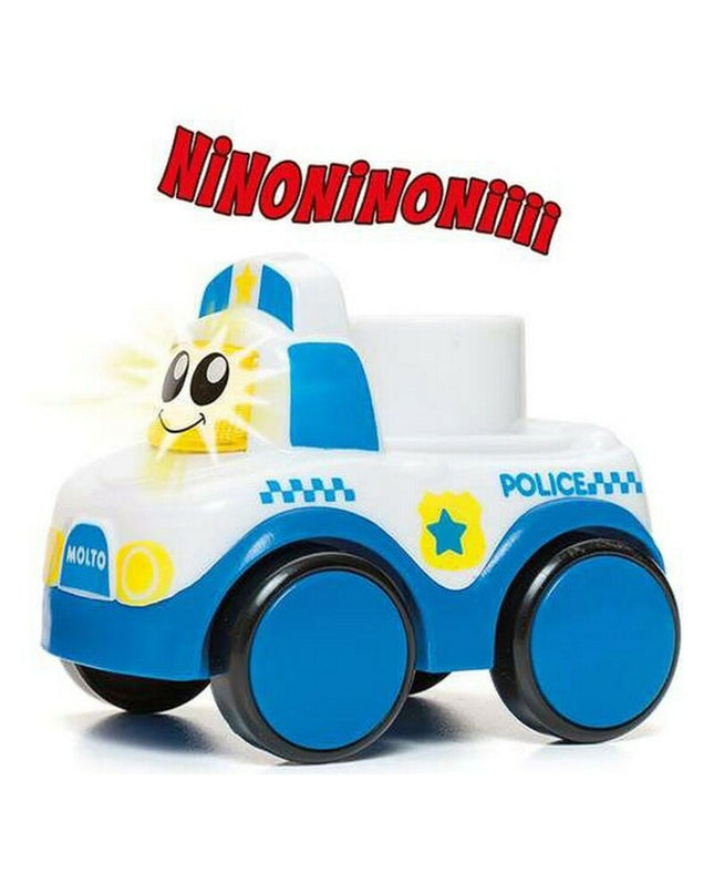 Moltó Auto met Licht en Geluid speelgoedvoertuig for kids, featuring colorful design and working lights and sound effects.