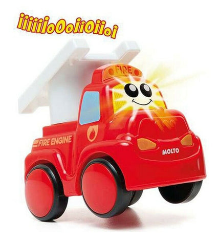 Moltó Auto met Licht en Geluid speelgoed voertuig with colorful design and realistic features, suitable for children's play.
