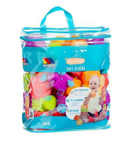 Play&Sense Blocks Moltó building toy with 24 colorful blocks for imaginative play and creative construction.