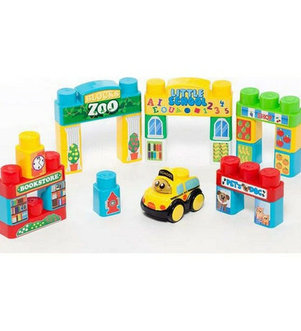 Colorful set of 24 Moltó interactive baby toys for young children, featuring various shapes and textures for developmental play.