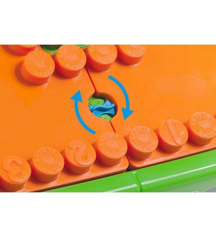 Colorful Moltó 24-piece interactive baby toy set with various shapes and textures for young children to explore and play.