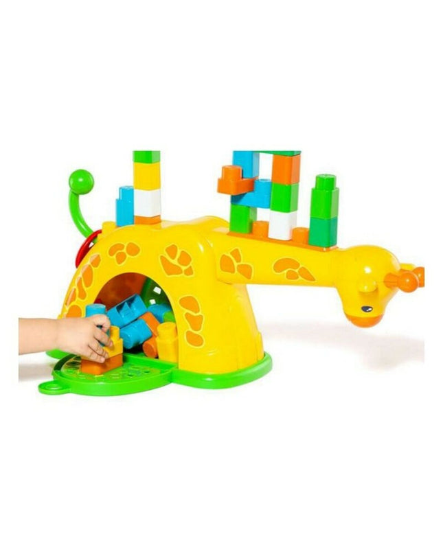 Colorful Moltó Giraffe interactive baby toy for young children, soft plush with engaging features and vibrant design.