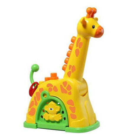 Moltó Giraffe interactive baby toy for young children, colorful plush animal with engaging features for early development